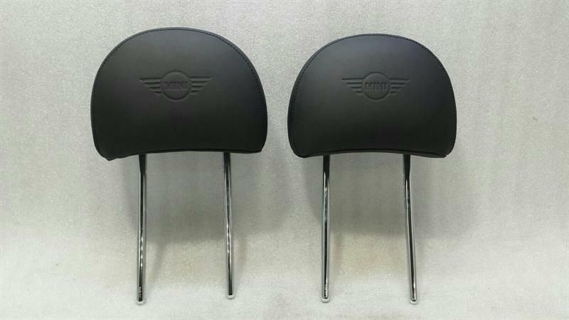 Mini Countryman S R60 Front Headrest Set Front Headrest Crest Leather — Europe Delivery
