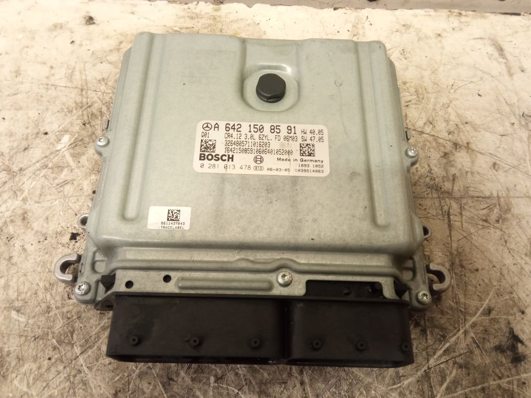 0281013478 Engine Control Unit / module (ECU) MERCEDES-BENZ E-CLASS (W211) (2002-2009) — Europe Delivery