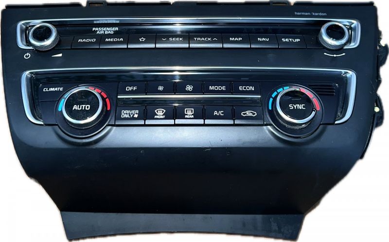 Heater control panel KIA OPTIMA IV (JF) (2015-2020) — Europe Delivery