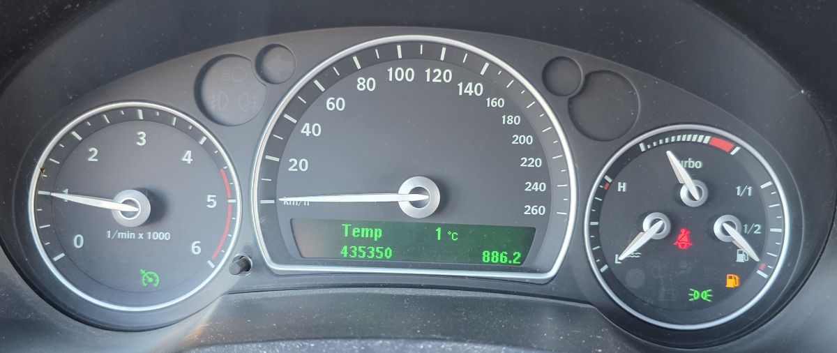 12824540 Instrument Cluster SAAB 9-3 (YS3F) (2002-2012) — Europe Delivery