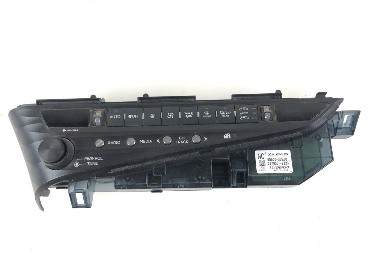 2370502223 237050-2223 Heater control panel LEXUS ES VII (2018-) — Europe Delivery