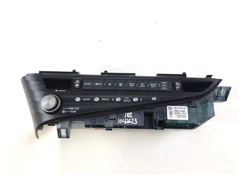 2370504310 237050-4310 Heater control panel LEXUS ES VII (2018-) — Europe Delivery