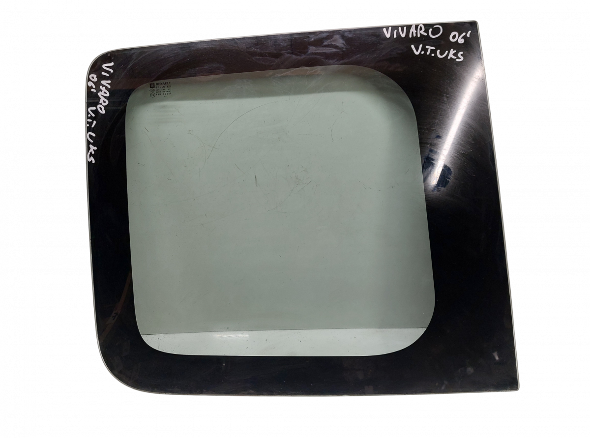 4408045 Rear Panel Door window glass left OPEL VIVARO A (2001-2014) — Europe Delivery