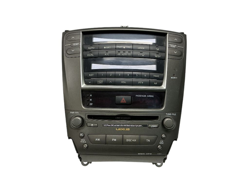 8612053400 8401053050 Radio LEXUS IS II (XE20) (2005-2013) — Europe Delivery