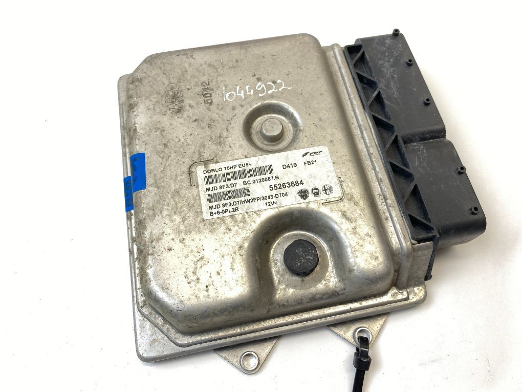 BC.0120087.B Engine Control Unit / module (ECU) FIAT DOBLO II (152, 263) (2009-2022) — Europe Delivery