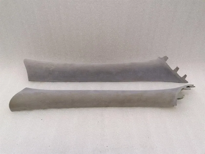 MERCEDES E W211 A Post Set A2116900325 A-Pillar Trim Set Grey Alcantara