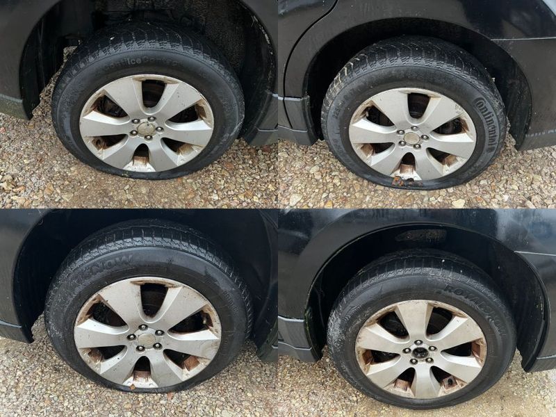 Rim set With Tyres 4 pcs SUBARU LEGACY V / Outback (2009-2014) — Europe Delivery