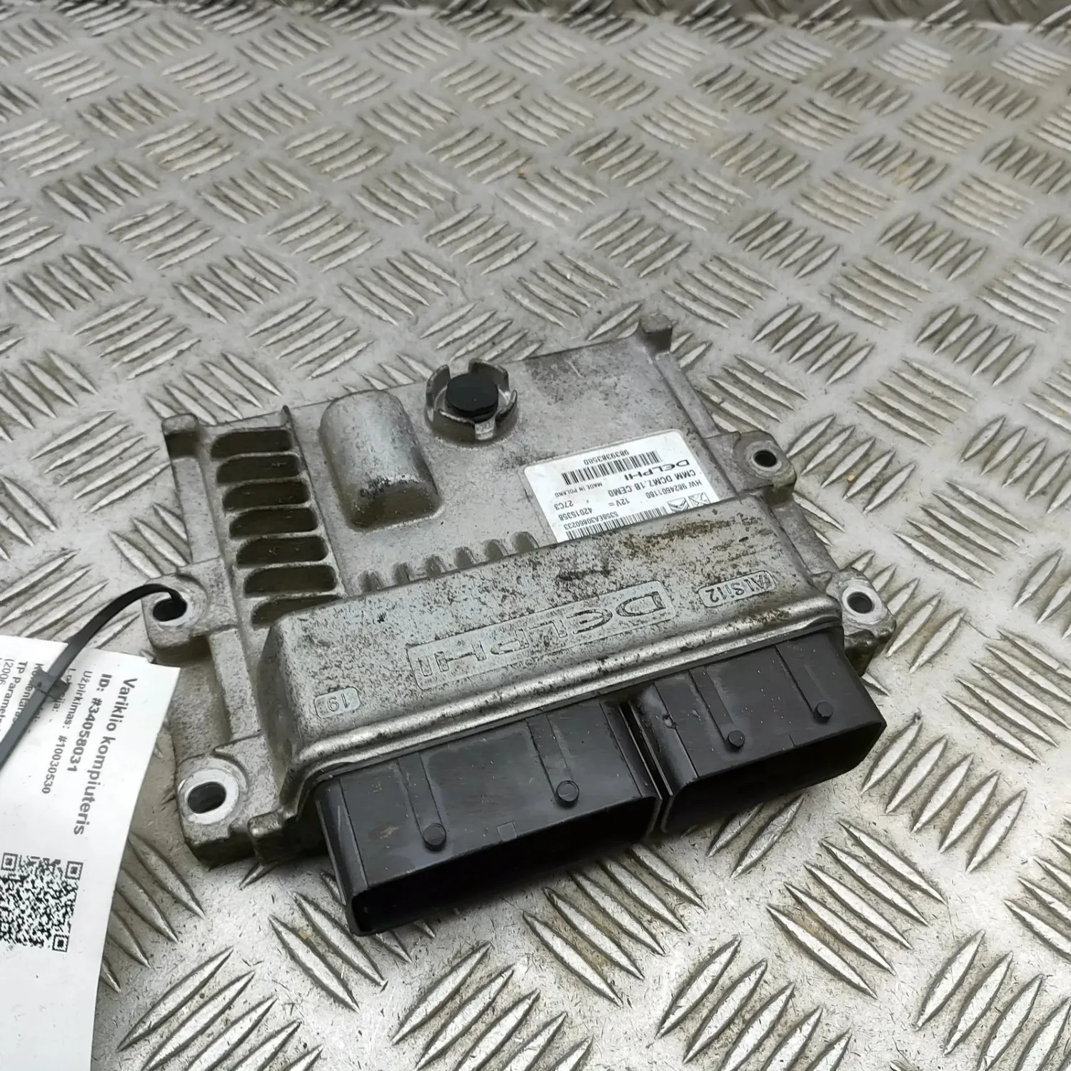 PEUGEOT BOXER Furgon MK3 Engine Control Unit 9824601180 2.2 Diesel 103kW 2023
