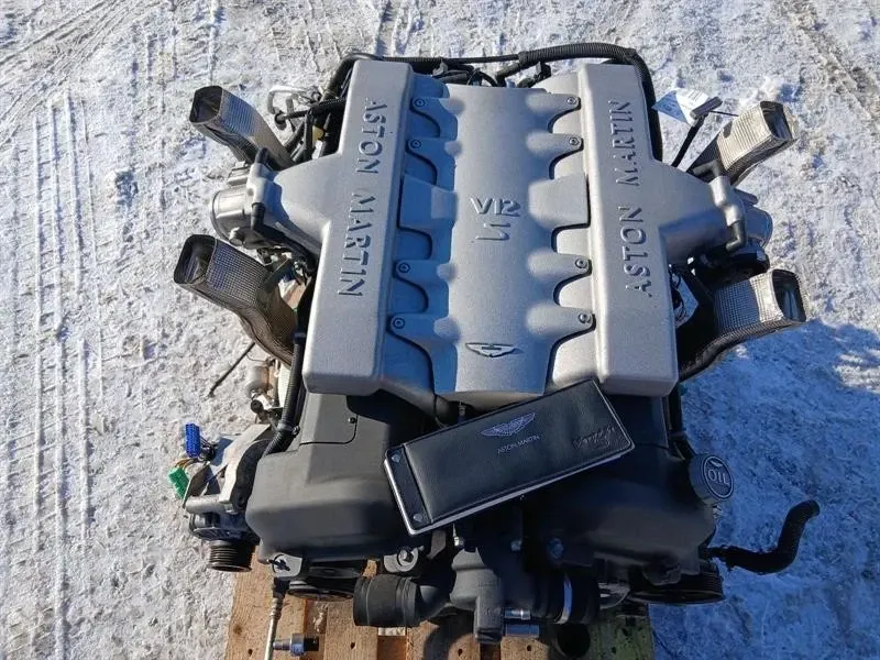 05-07 520HP ASTON MARTIN 5.9 VANQUISH S ENGINE MOTOR V12 AM06 1R12140765AD — Europe Delivery