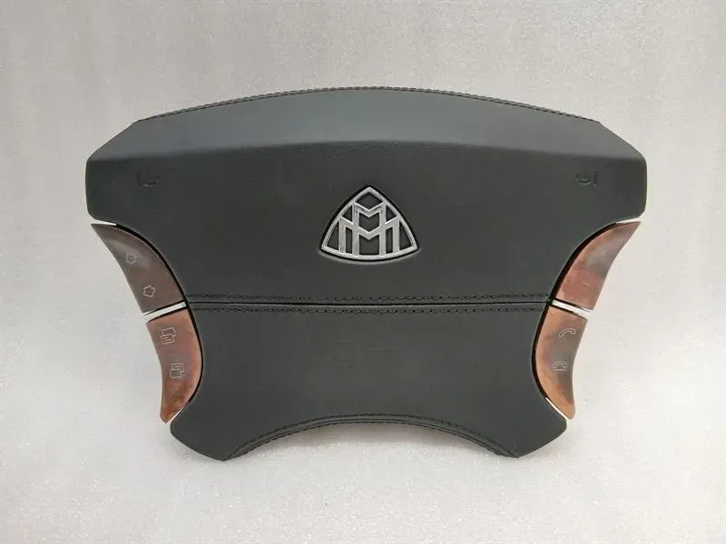 Maybach 62 V240 steering wheel module A2408600702 steering wheel module leather wood — Europe Delivery