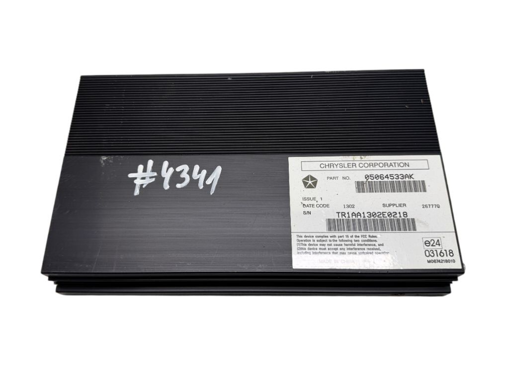 05064533AK Audio amplifier JEEP GRAND CHEROKEE IV (WK, WK2) (2010-2021)
