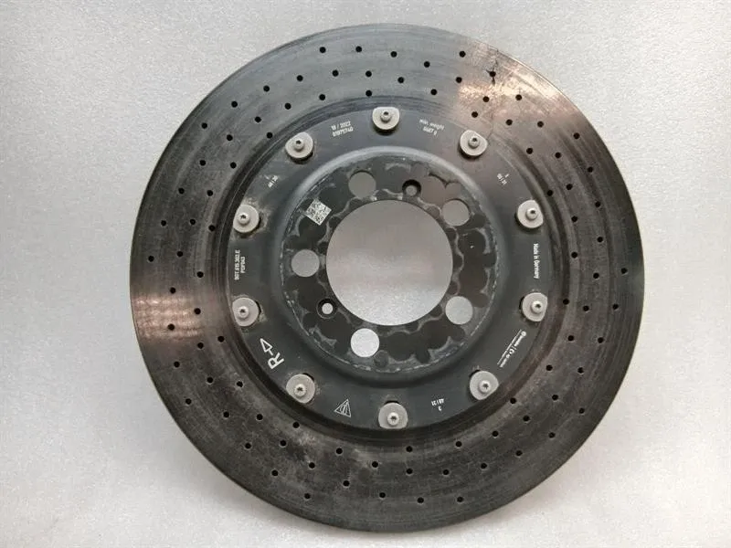 Porsche 911 992 GT3 brake disc front 9GT615302E PCCB R defective brake disc front
