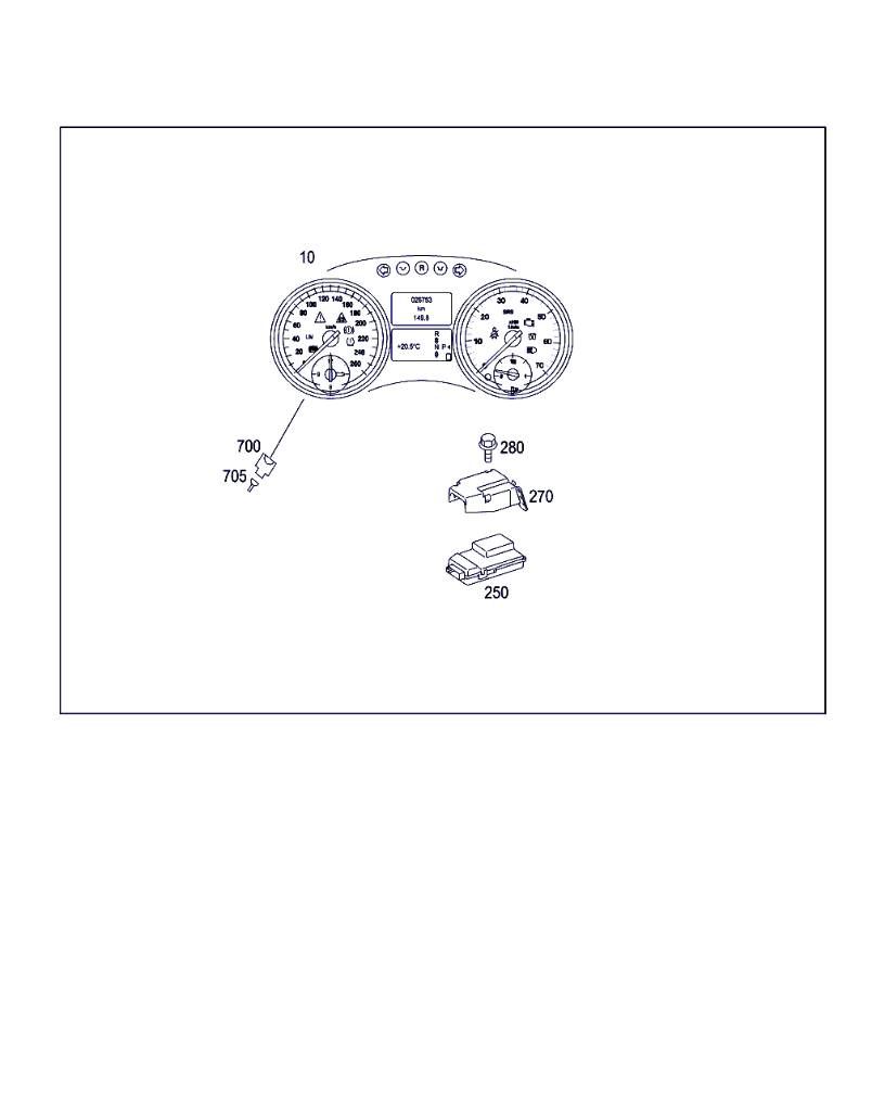 2515404348 2514405211 Instrument Cluster MERCEDES-BENZ R-CLASS (W251) (2006-2013)