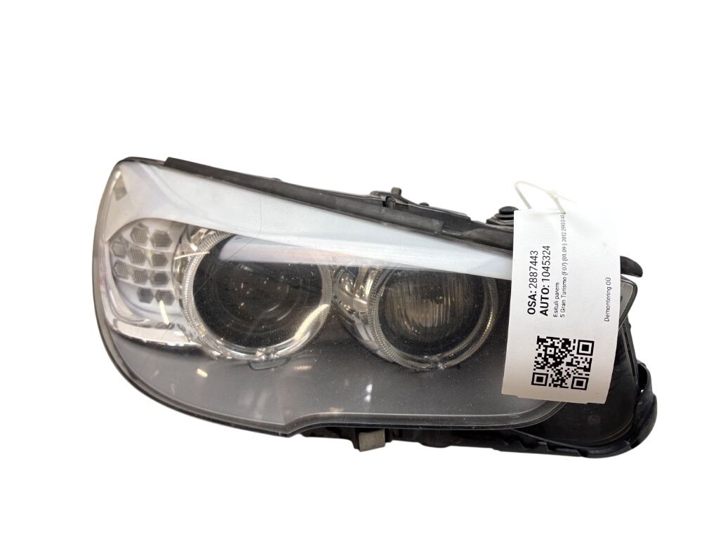 63127262724 Headlight right BMW 5 GRAN TURISMO (F07) (2009-2017)