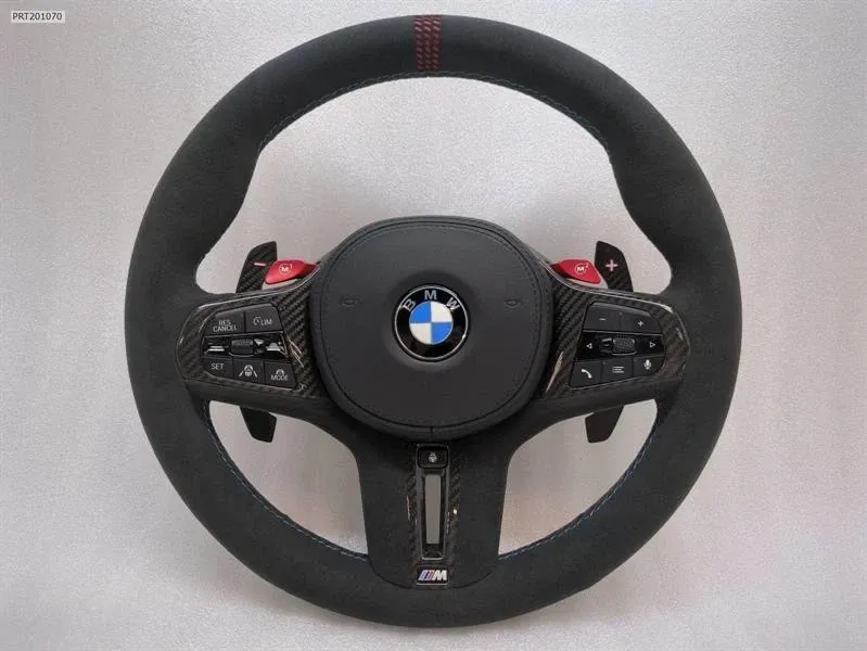BMW M3 G80 M4 G82 G22 CSL CS Alcantara Steering Wheel 32309882680 Steering Wheel CARBON