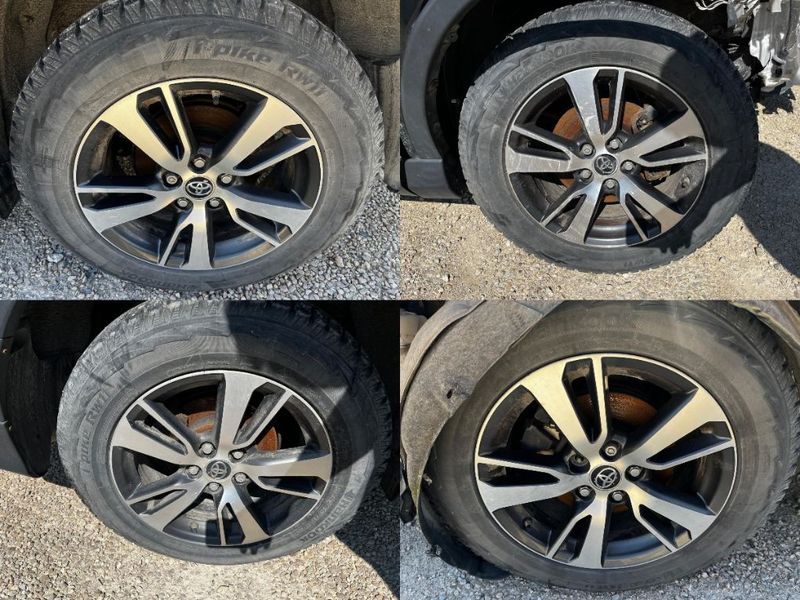 6849 Rim set With Tyres 4 pcs TOYOTA RAV 4 IV (XA40) (2012-2019) — Europe Delivery