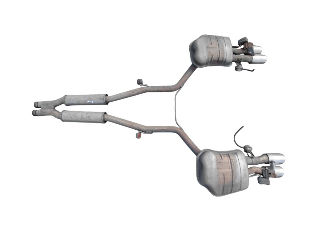 4E0253612AB 4E0253611AN 4E0253411AA 4E0119F Exhaust system complete AUDI A8 (4E) (2002-2010) — Europe Delivery