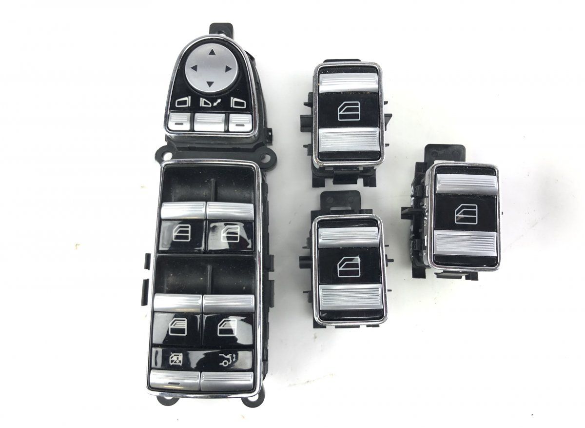 502.189 502189 Main windows switch MERCEDES-BENZ S-CLASS (W221) (2005-2013) — Europe Delivery