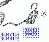 Door Lock Rear Left KIA SPORTAGE IV (QL) (2015-2021) — Europe Delivery