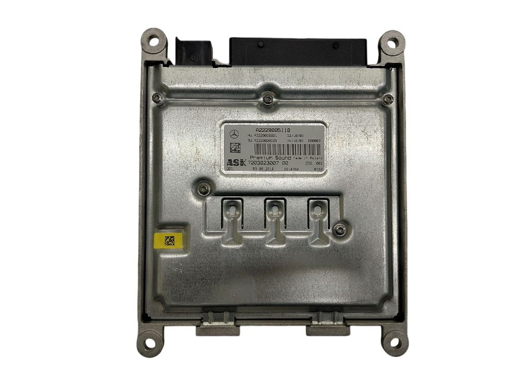 A2229005110 7203023007 A2229016901 Audio amplifier MERCEDES-BENZ S-CLASS (W222, X222) (2013-2020) — Europe Delivery