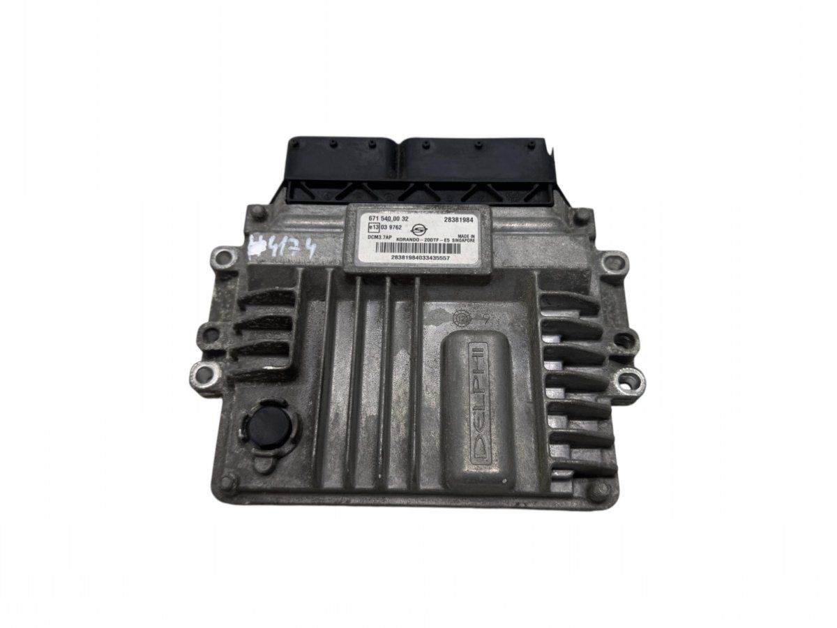 6715400032 28381984 Engine Control Unit / module (ECU) SSANGYONG KORANDO III (2010-2019) — Europe Delivery