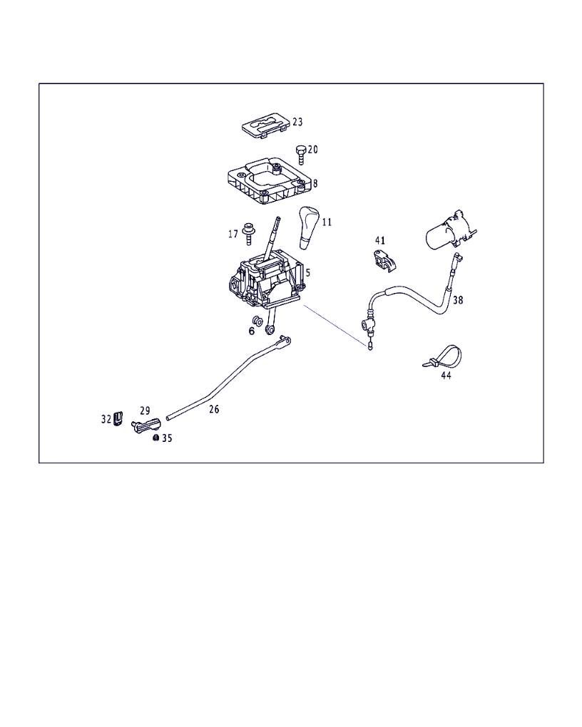 Gearshift Mechanism MERCEDES-BENZ ML-CLASS (W163) (1998-2005) — Europe Delivery