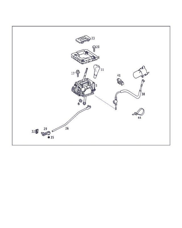 Gearshift Mechanism MERCEDES-BENZ ML-CLASS (W163) (1998-2005) — Europe Delivery