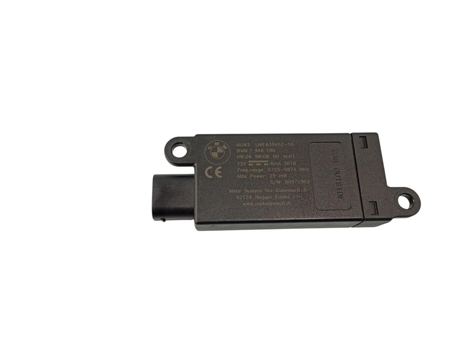 BMW 8 SERIES EXMAESTRO ELECTRONICS &amp;amp; STEERING WHEELS OEM 65757946190 — Europe Delivery