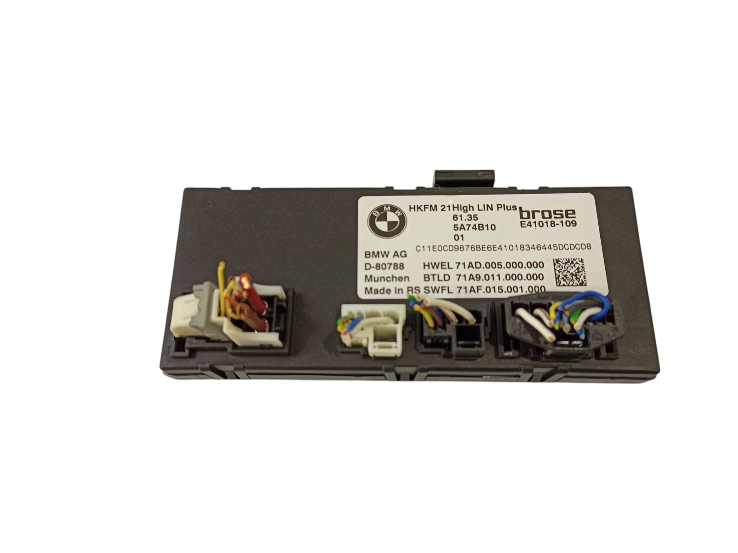BMW X7 EXMAESTRO ELECTRONICS &amp;amp; STEERING WHEELS OEM 61355A74B10 — Europe Delivery