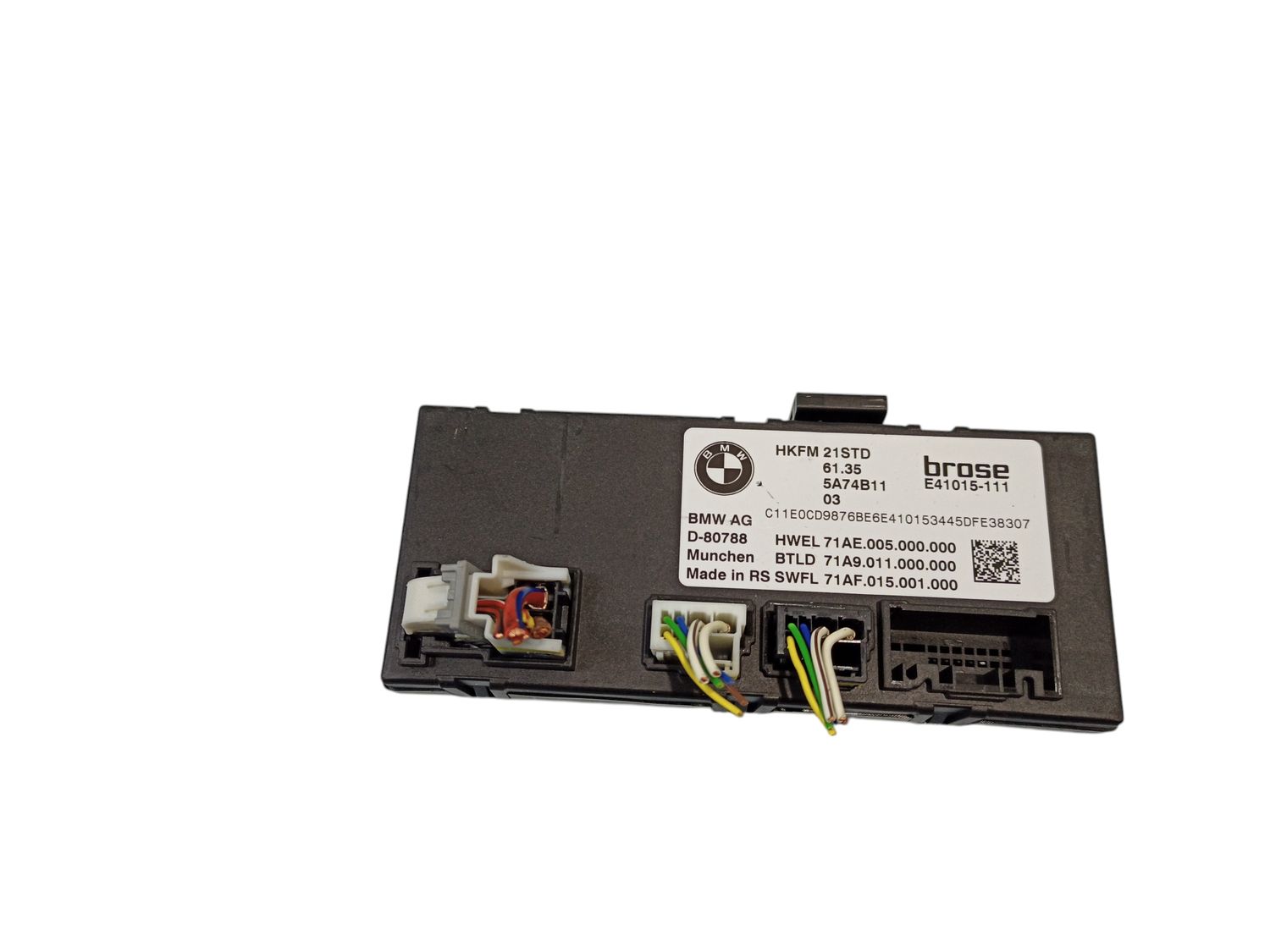 BMW X6 EXMAESTRO ELECTRONICS &amp;amp; STEERING WHEELS OEM 61355A74B11 — Europe Delivery
