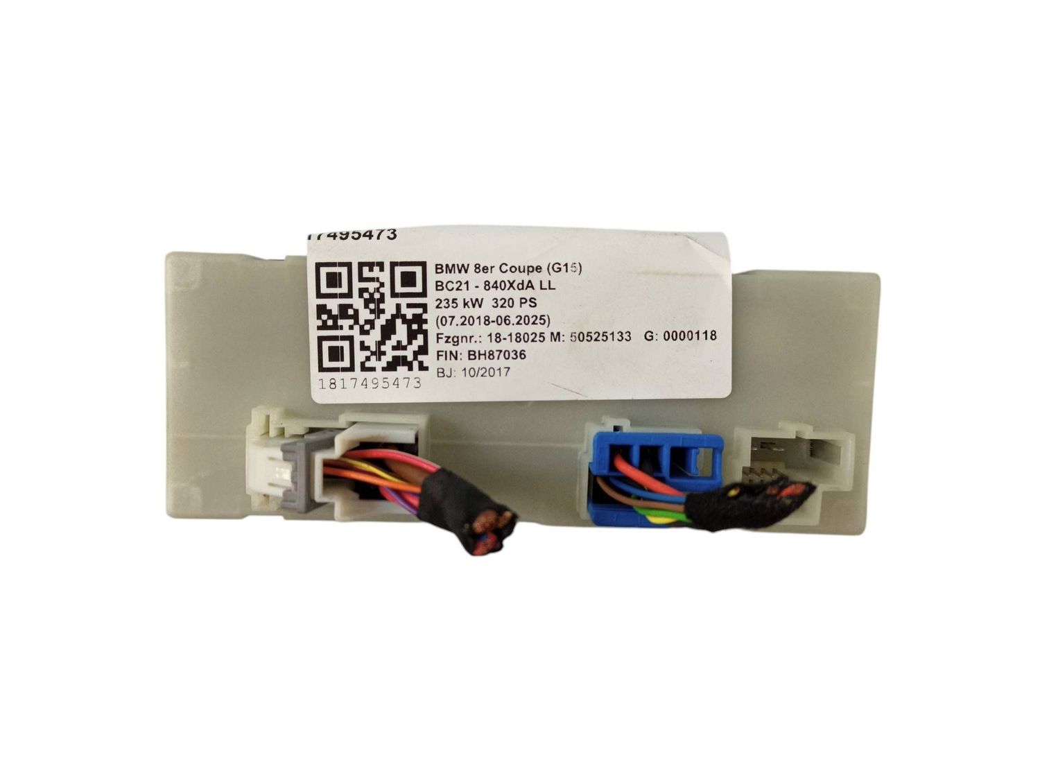 BMW X3 Tailgate/trunk control unit/module OEM 61357491951 — Europe Delivery