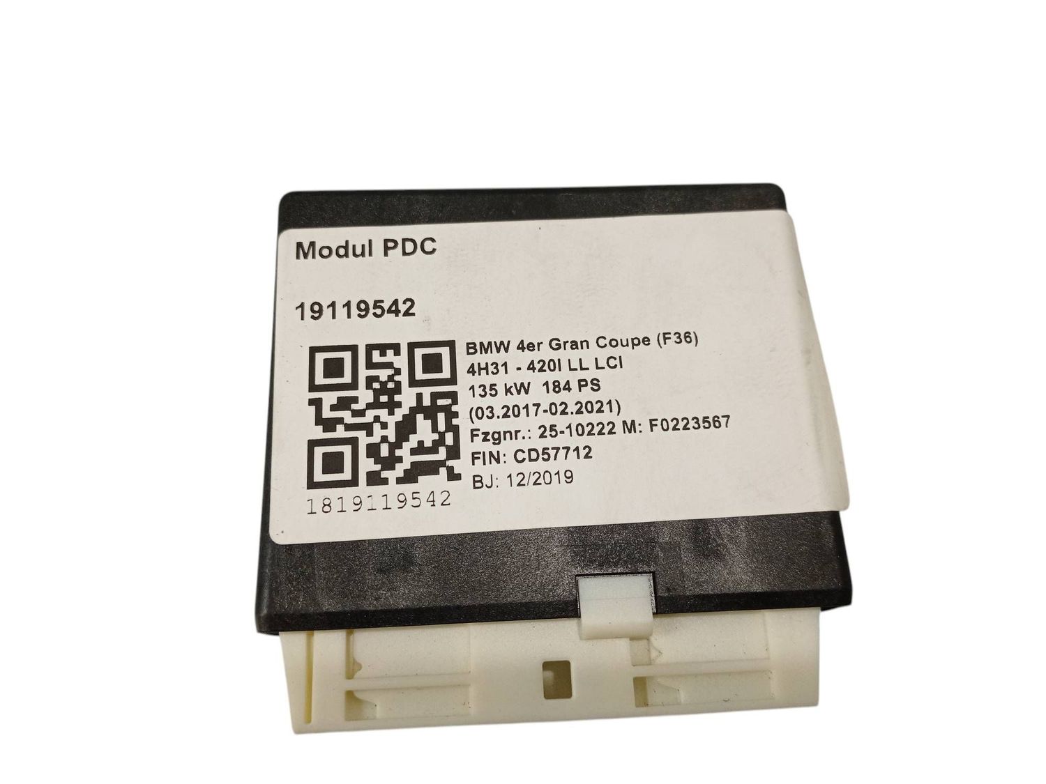 BMW 4 SERIES Parking PDC control unit/module OEM 5A04A42 — Europe Delivery