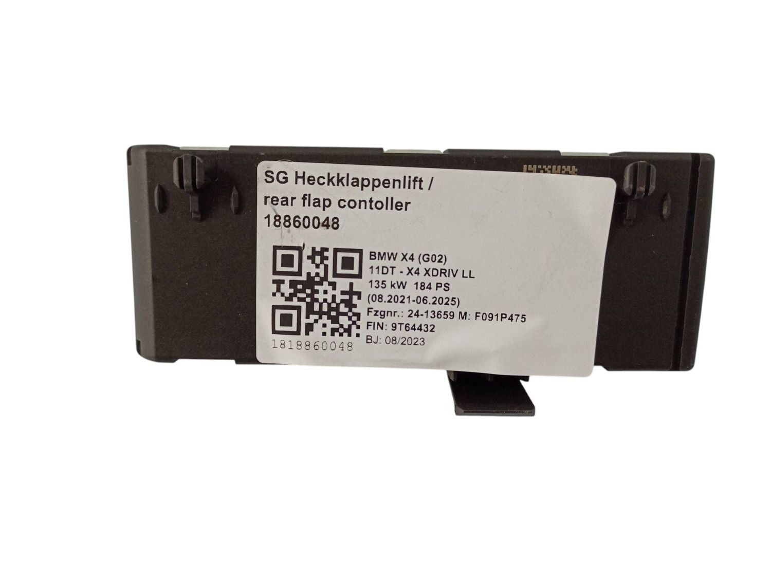 BMW 3 SERIES Tailgate/trunk control unit/module OEM 5A19DB2 — Europe Delivery