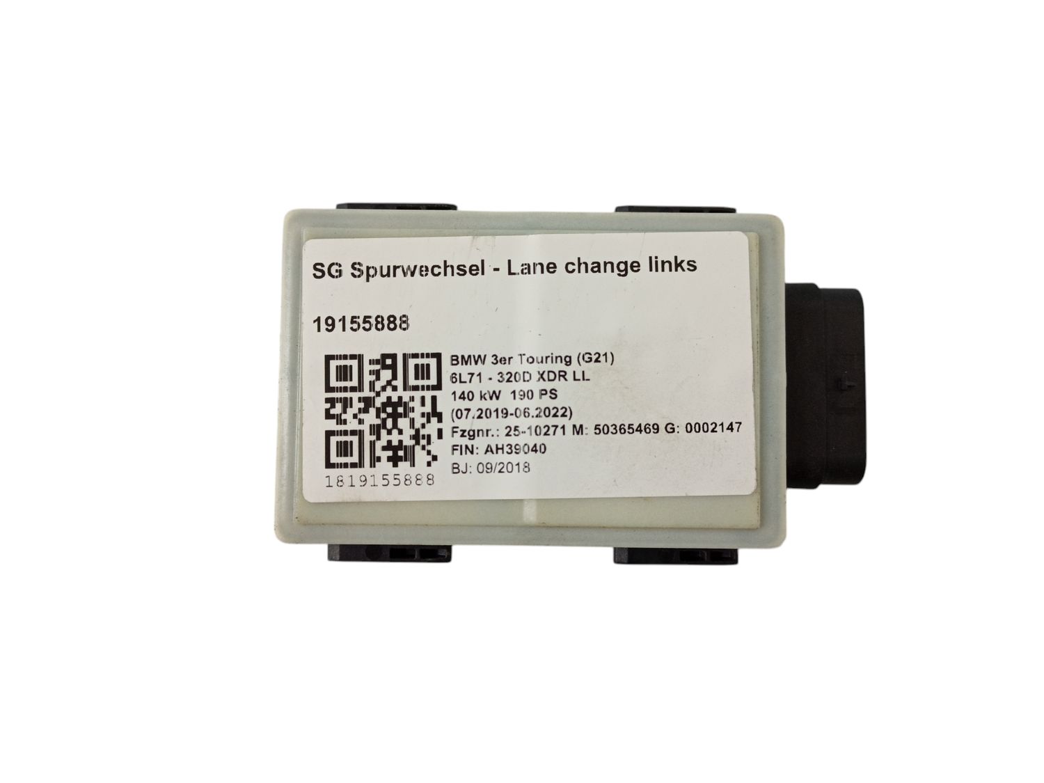 BMW 3 SERIES Blind spot module OEM 5A0CDA7 — Europe Delivery