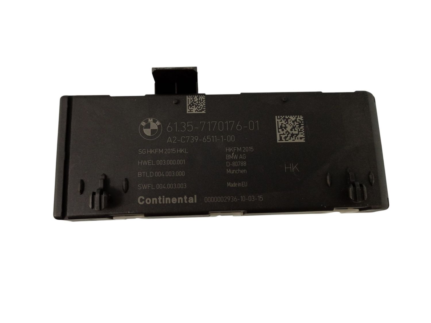 BMW 8 SERIES Tailgate/trunk control unit/module OEM 61357491951 — Europe Delivery