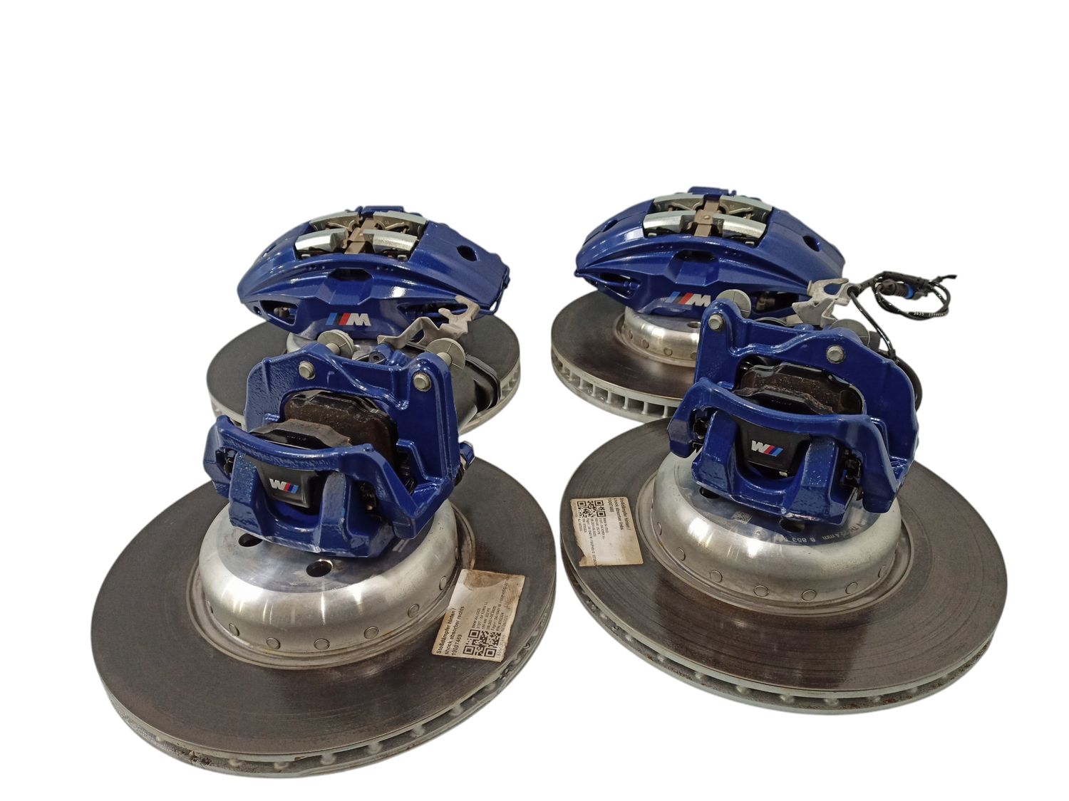 BMW X3 Brake discs and calipers set OEM 34106870529 — Europe Delivery