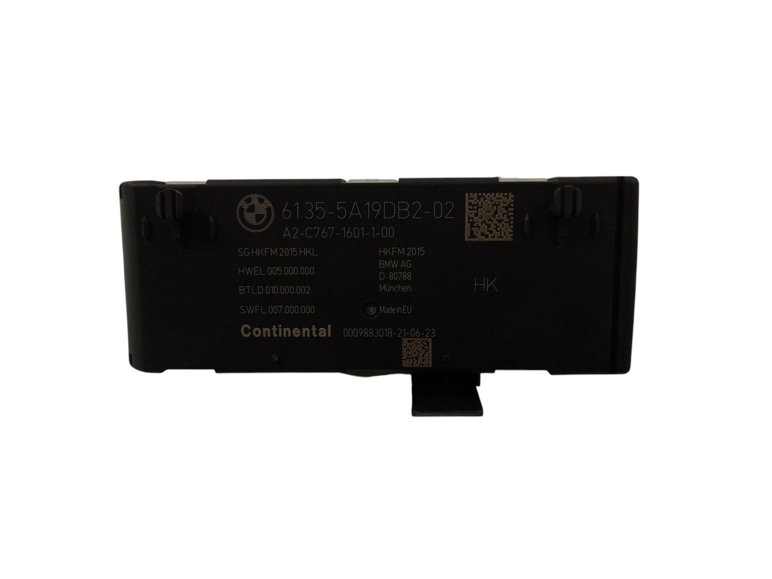 BMW 3 SERIES Tailgate/trunk control unit/module OEM 5A19DB2 — Europe Delivery