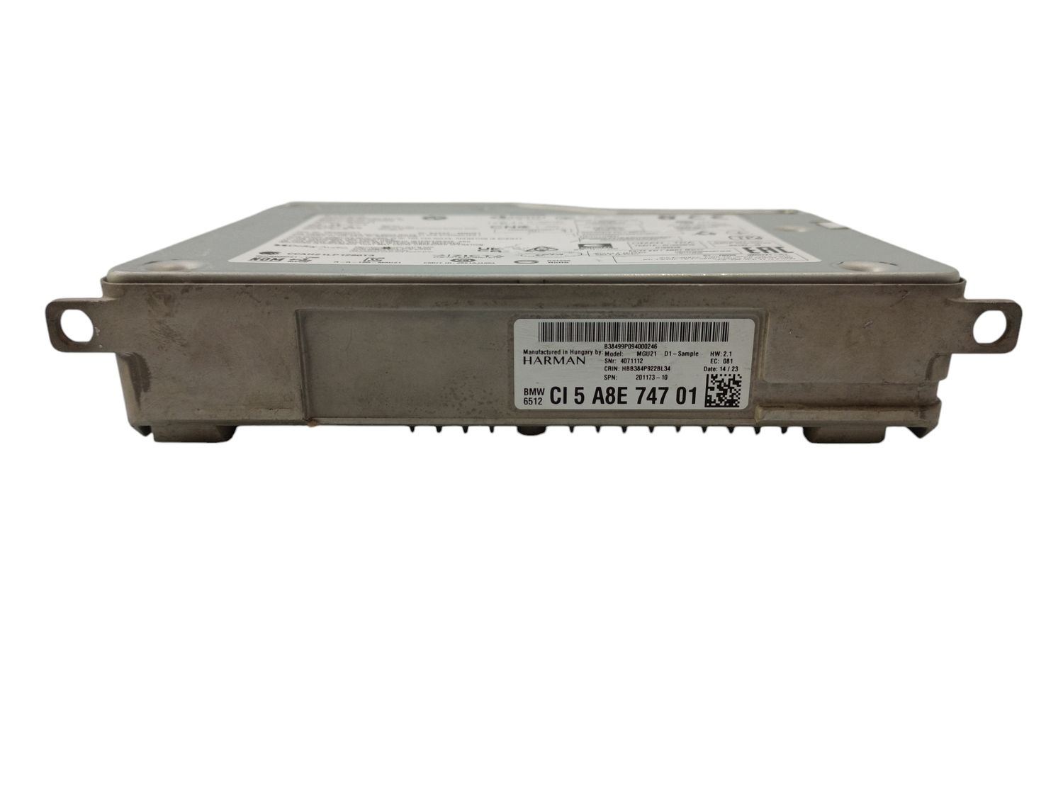 BMW X1 Head unit multimedia control OEM 65125A8E747 — Europe Delivery
