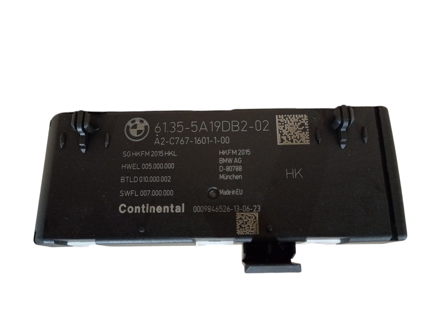 BMW 3 SERIES Tailgate/trunk control unit/module OEM 61355A19DB2 — Europe Delivery
