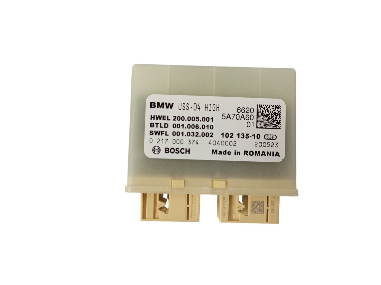 BMW 4 SERIES Parking PDC control unit/module OEM 66205A70A60 — Europe Delivery