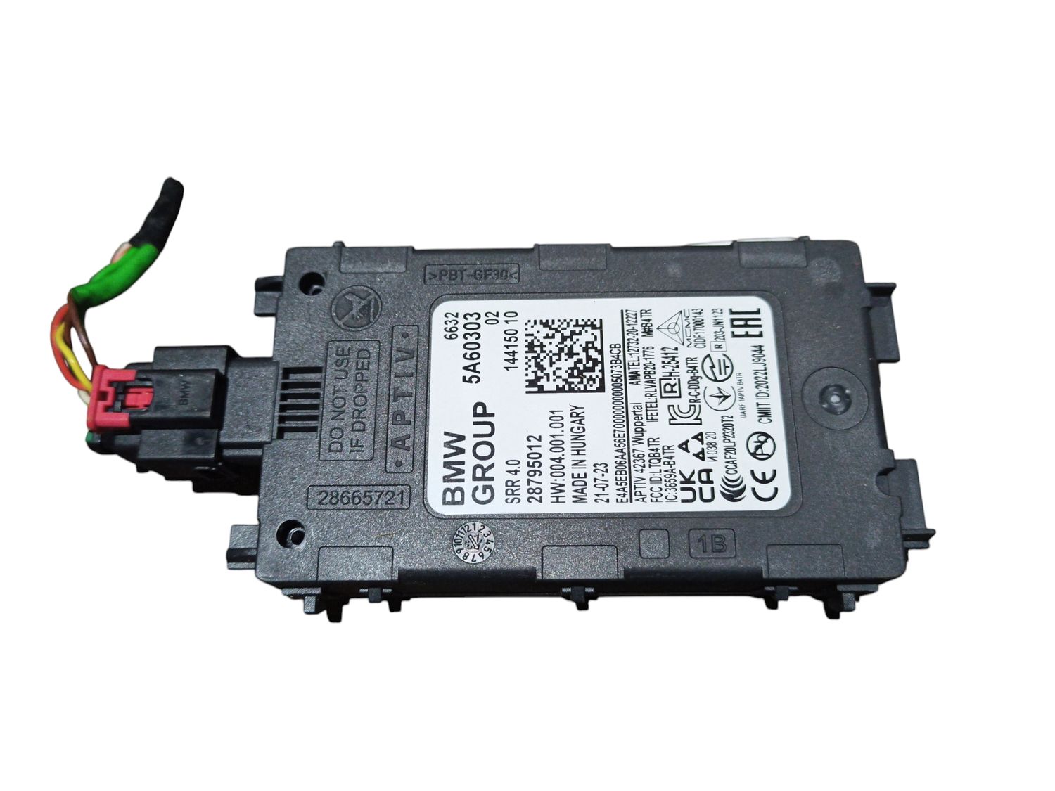 BMW X5 Blind spot module OEM 66325A60303 — Europe Delivery
