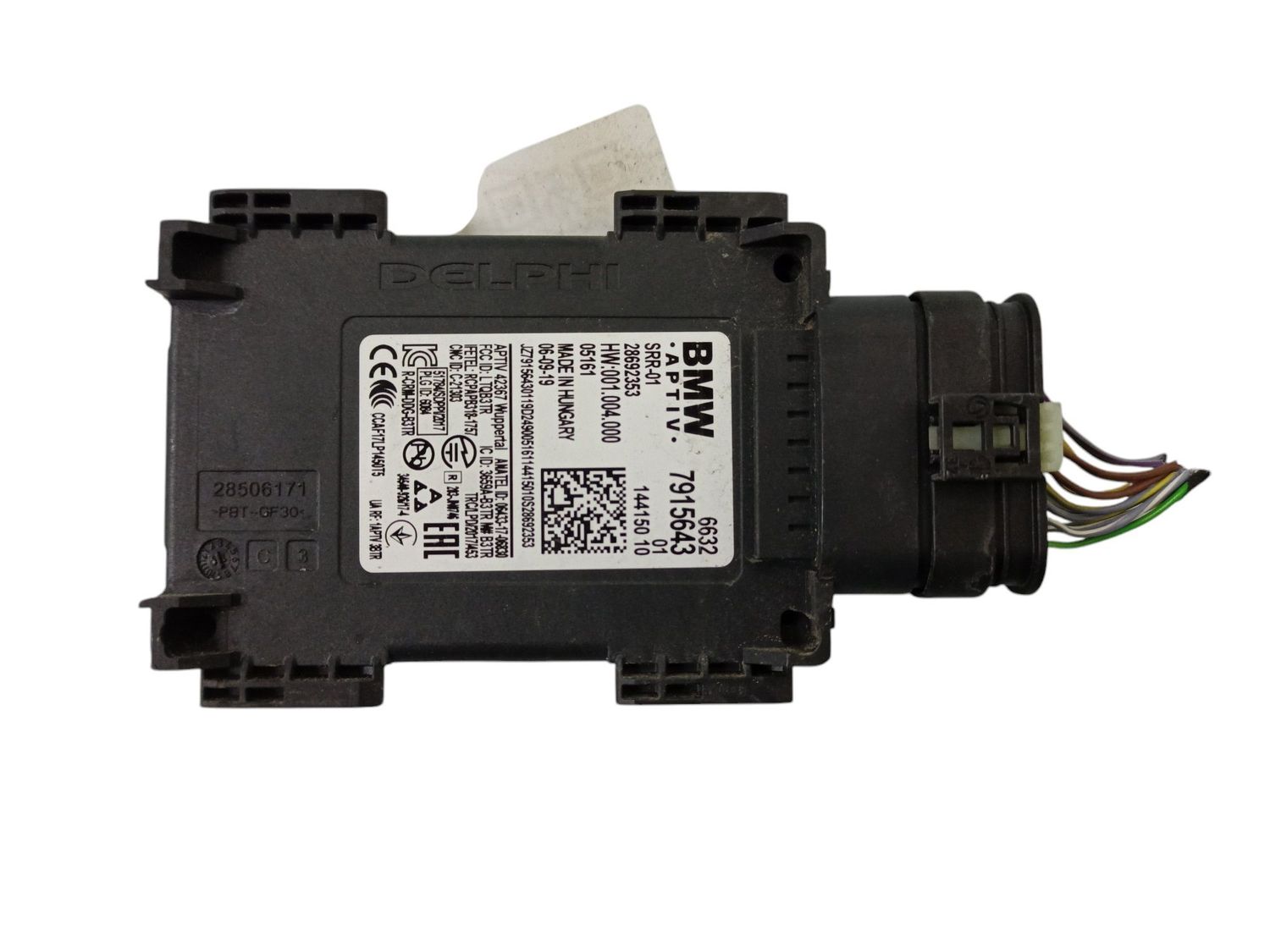 BMW 3 SERIES Blind spot module OEM 66325A84CF7 — Europe Delivery