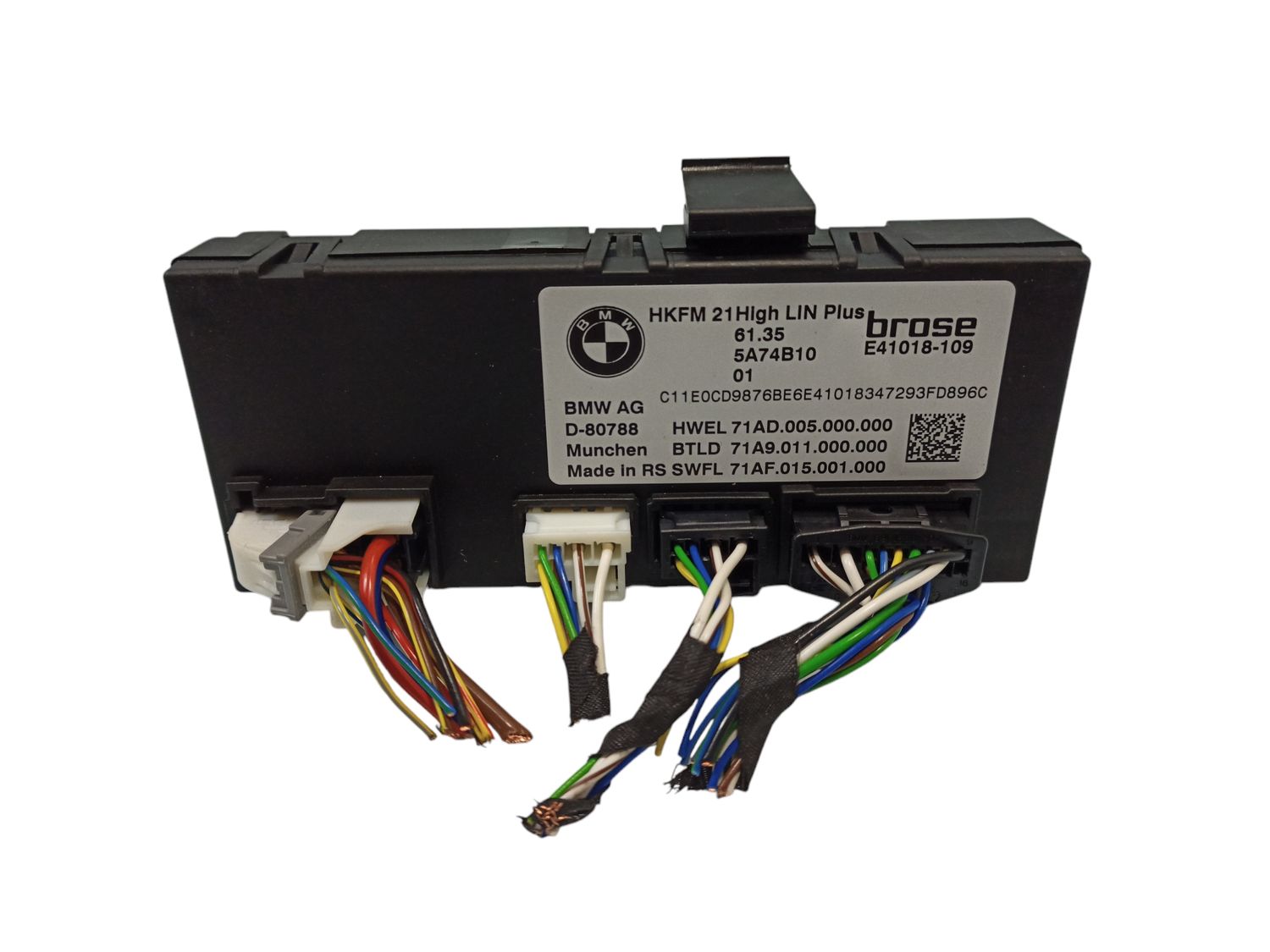 BMW X7 Tailgate/trunk control unit/module OEM 61355A74B10 — Europe Delivery
