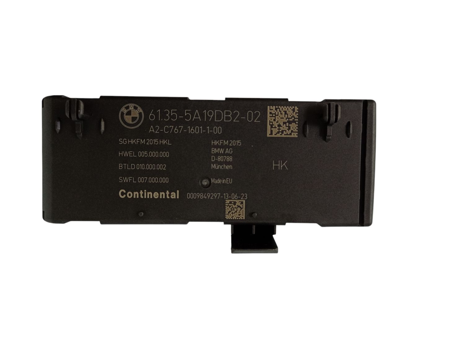 BMW 3 SERIES Tailgate/trunk control unit/module OEM 61355A19DB2 — Europe Delivery