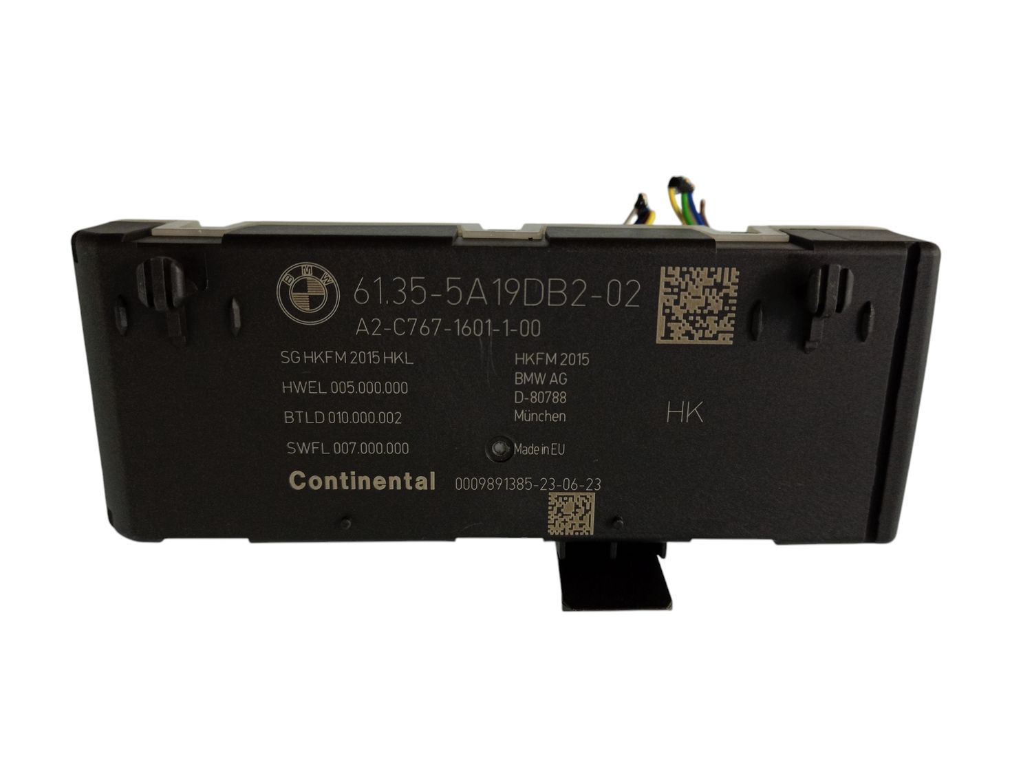 BMW 3 SERIES Tailgate/trunk control unit/module OEM 61355A19DB2 — Europe Delivery
