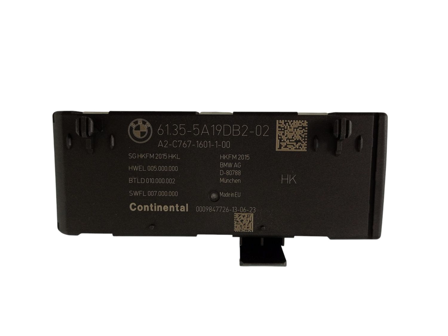 BMW 3 SERIES Tailgate/trunk control unit/module OEM 61355A19DB2 — Europe Delivery