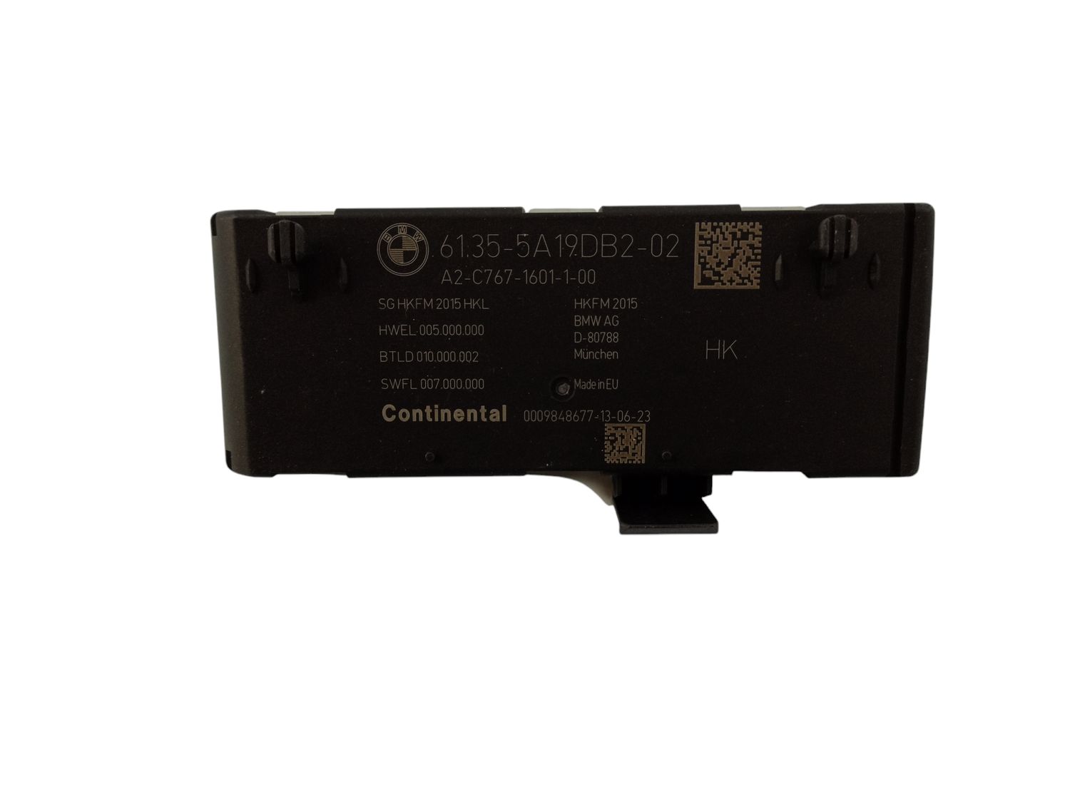 BMW 3 SERIES Tailgate/trunk control unit/module OEM 61355A19DB2 — Europe Delivery