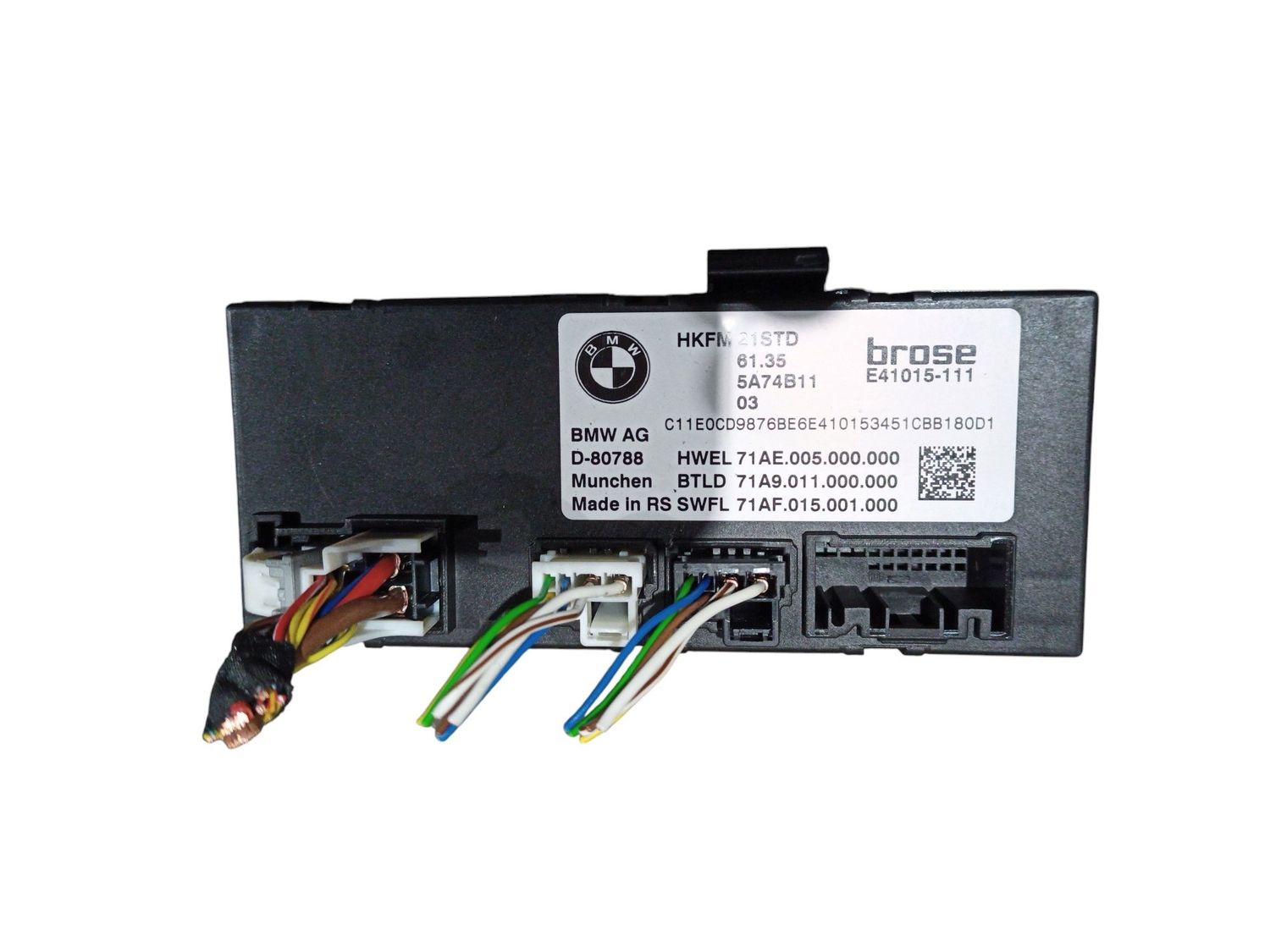 BMW X6 Tailgate/trunk control unit/module OEM 61355A74B11 — Europe Delivery