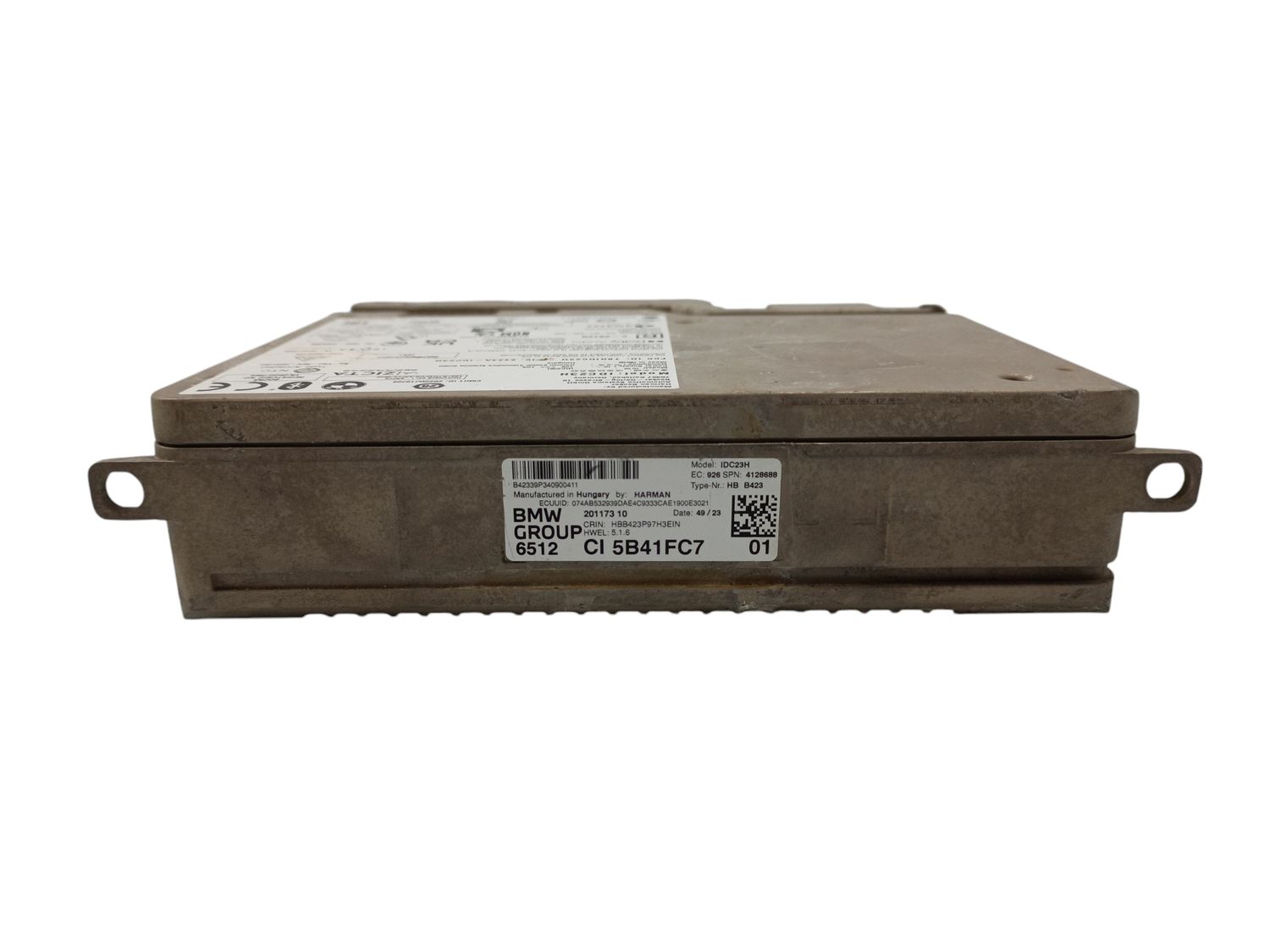 BMW X1 Head unit multimedia control OEM 65125B41FC7 — Europe Delivery