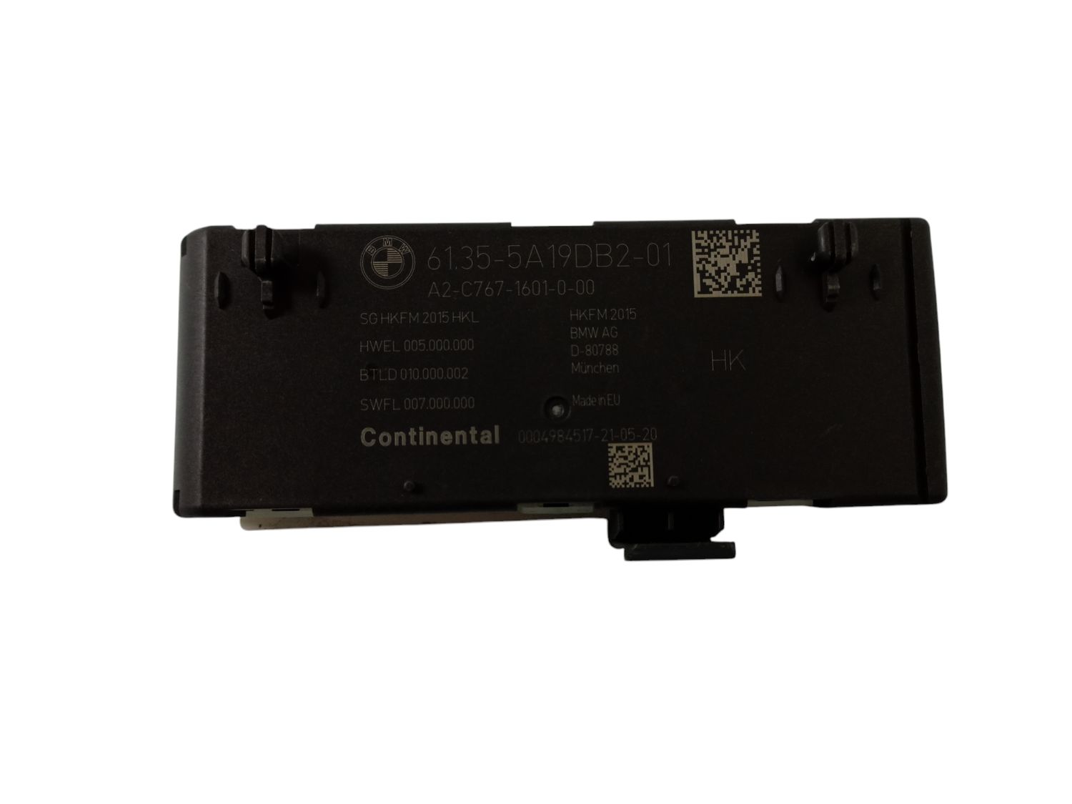 BMW 3 SERIES Tailgate/trunk control unit/module OEM 61355A19DB2 — Europe Delivery